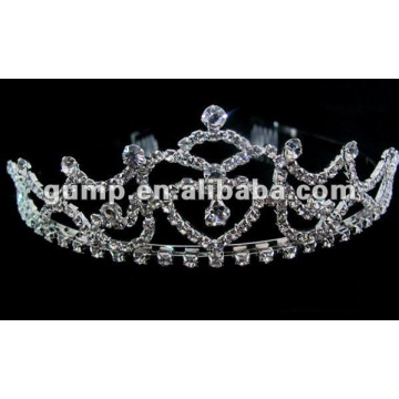 Heißer Verkauf Hochzeit Braut-Tiara-Kamm (GWST12-628)